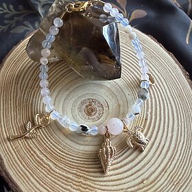 Aphrodite Devotee Bracelet with Clasp (Silver)