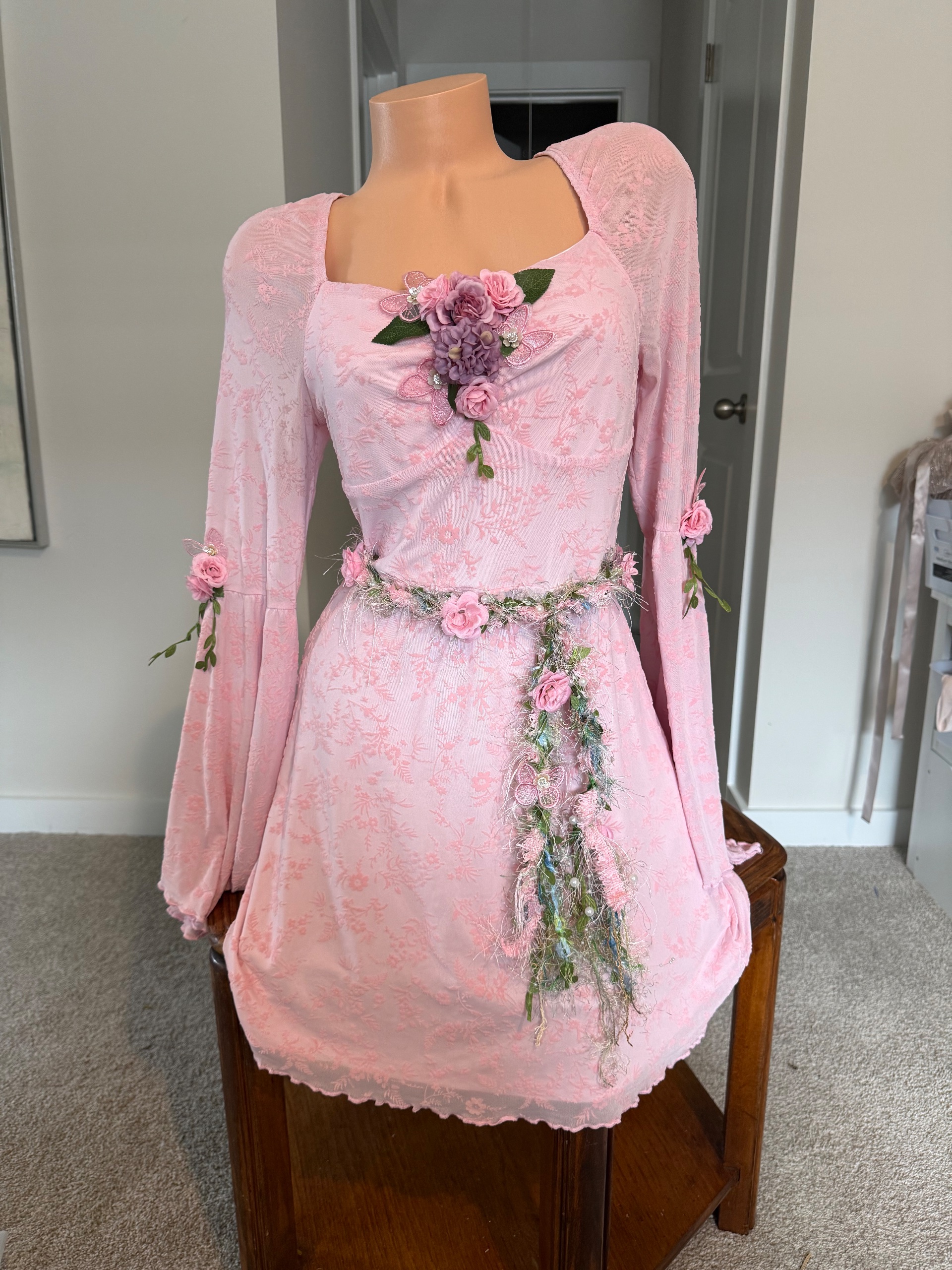     Woodland Rose Fairy Dress 🌸