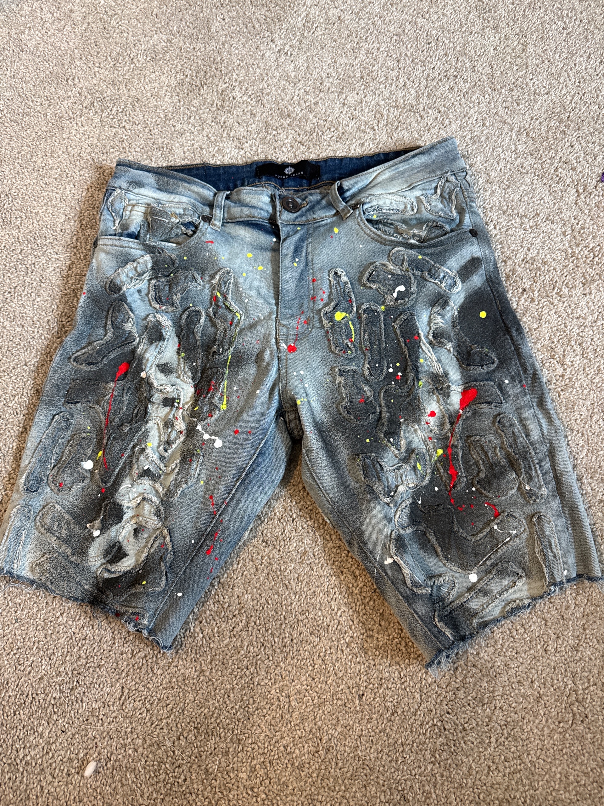 Painted Riot Rocker Shorts