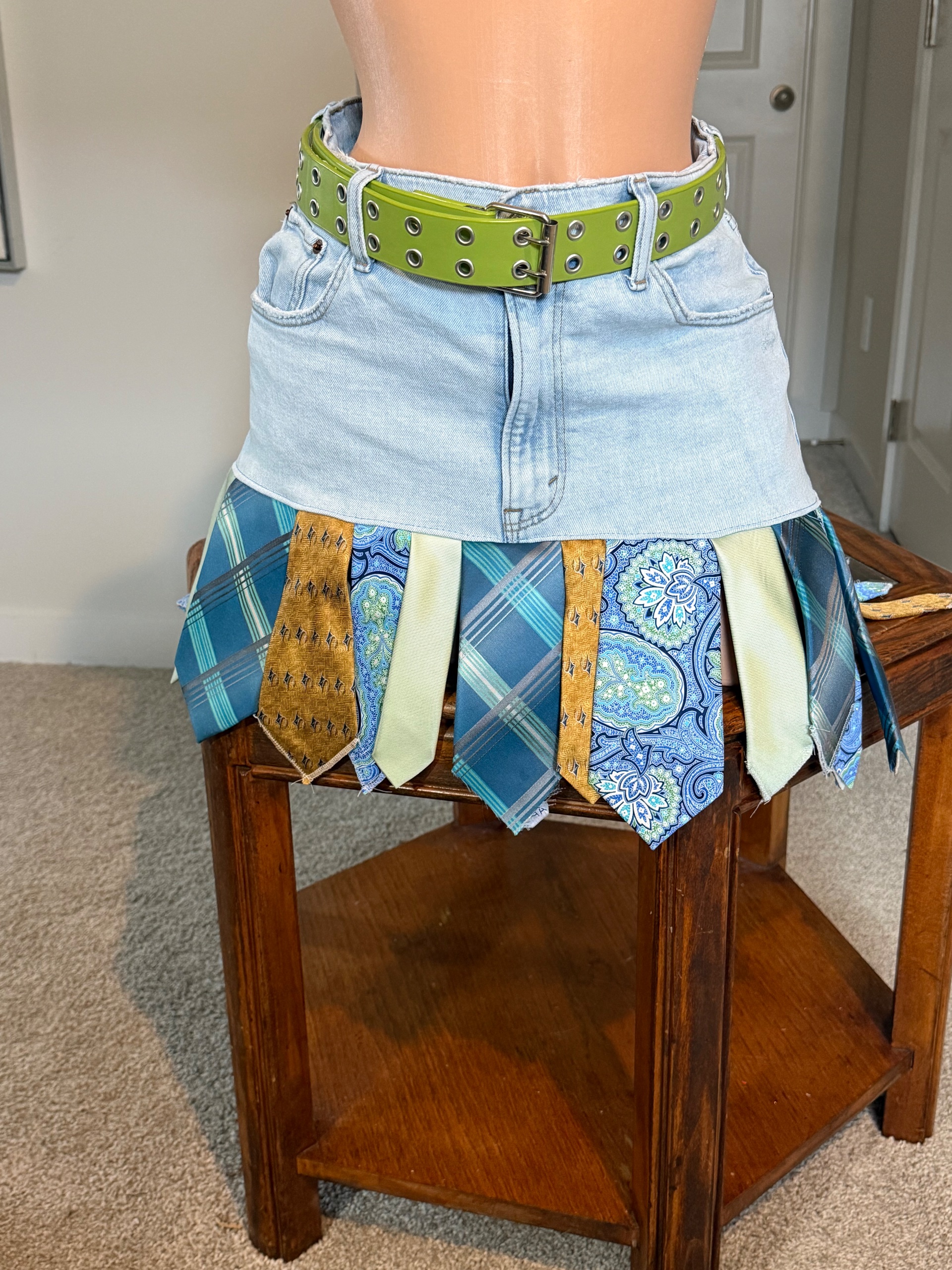 Necktie Chaos Mini Skirt