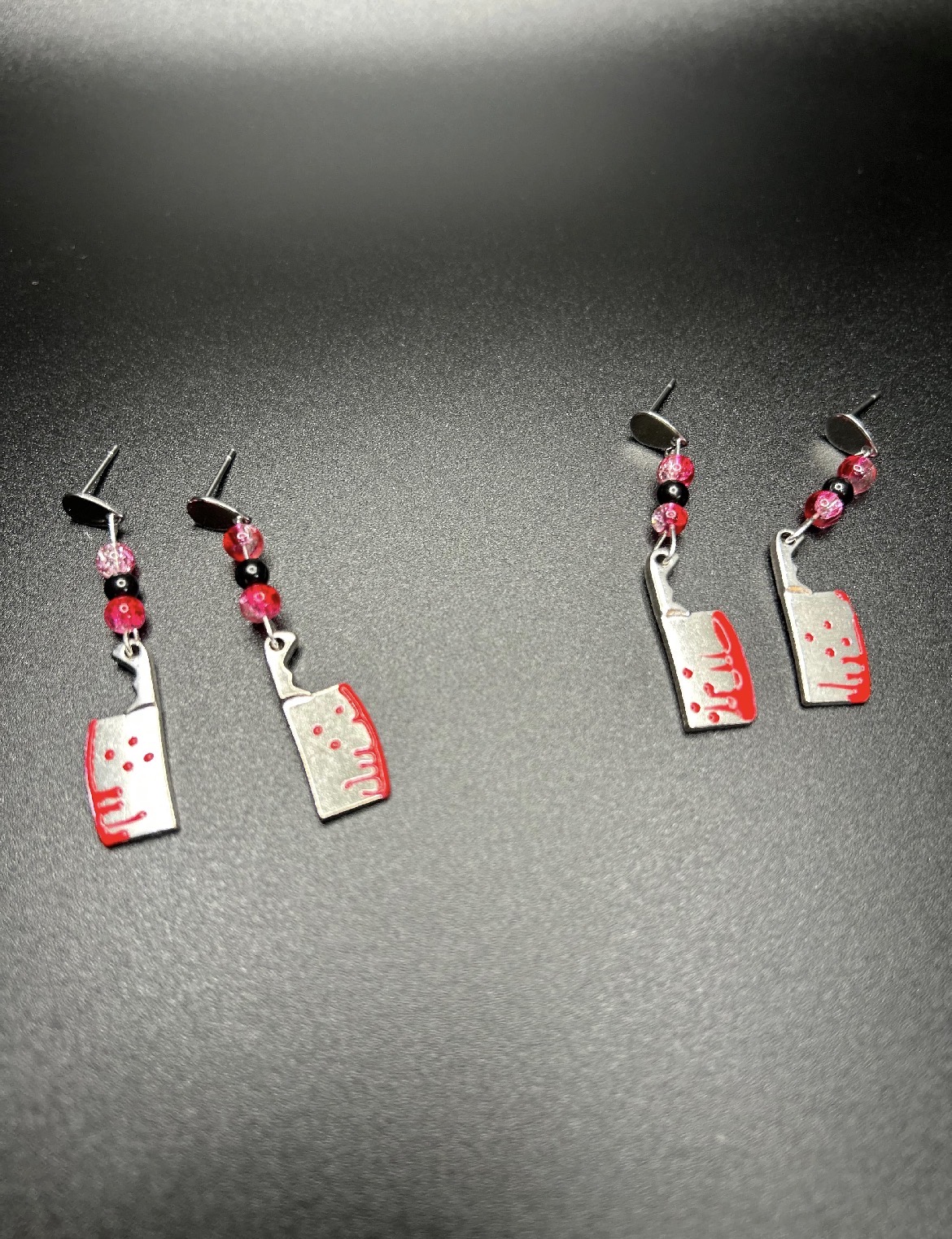 Bloody Cleaver Earrings