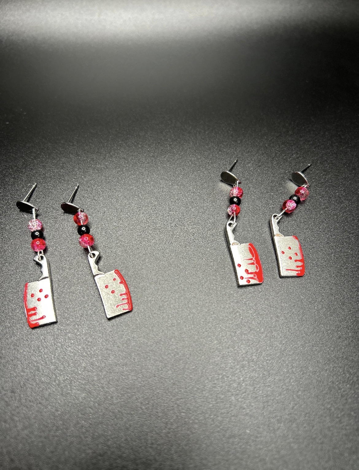 Bloody Cleaver Earrings - thumbnail 2 of 2