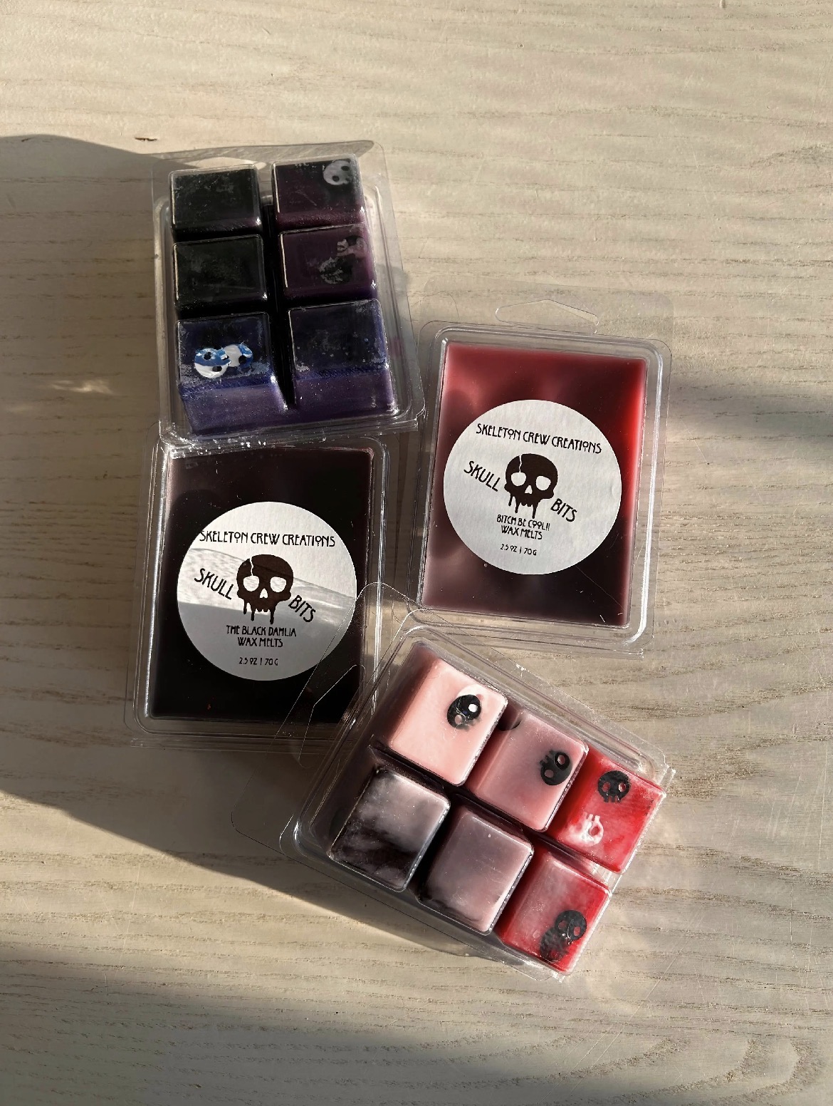 Skull Bits - Dahlia Scented Wax Melts