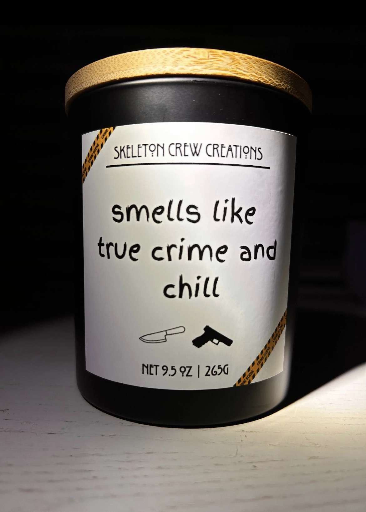 Smells Like True Crime and Chill Candle