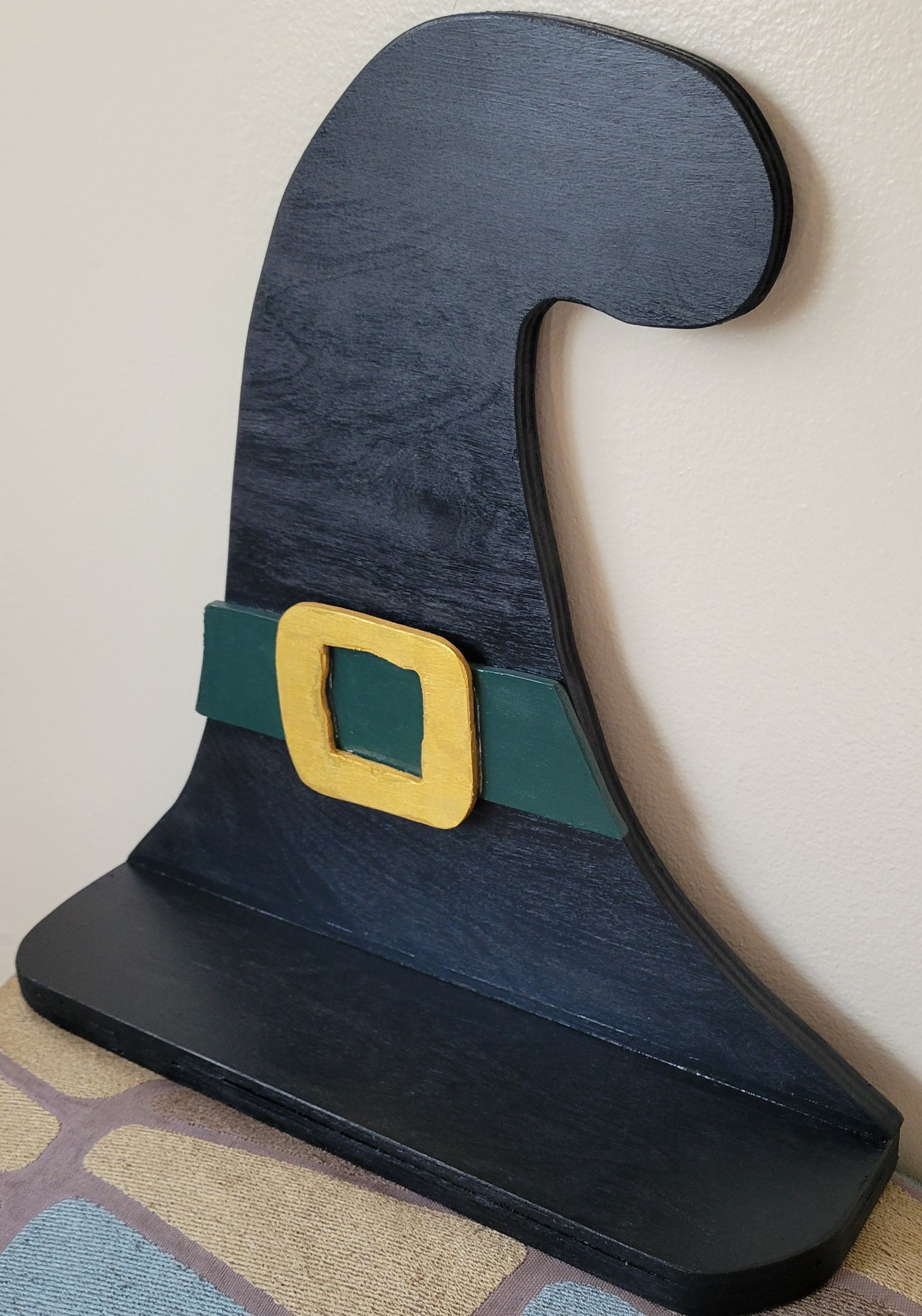 Handmade Wooden Witch Hat Shelf - thumbnail 2 of 4