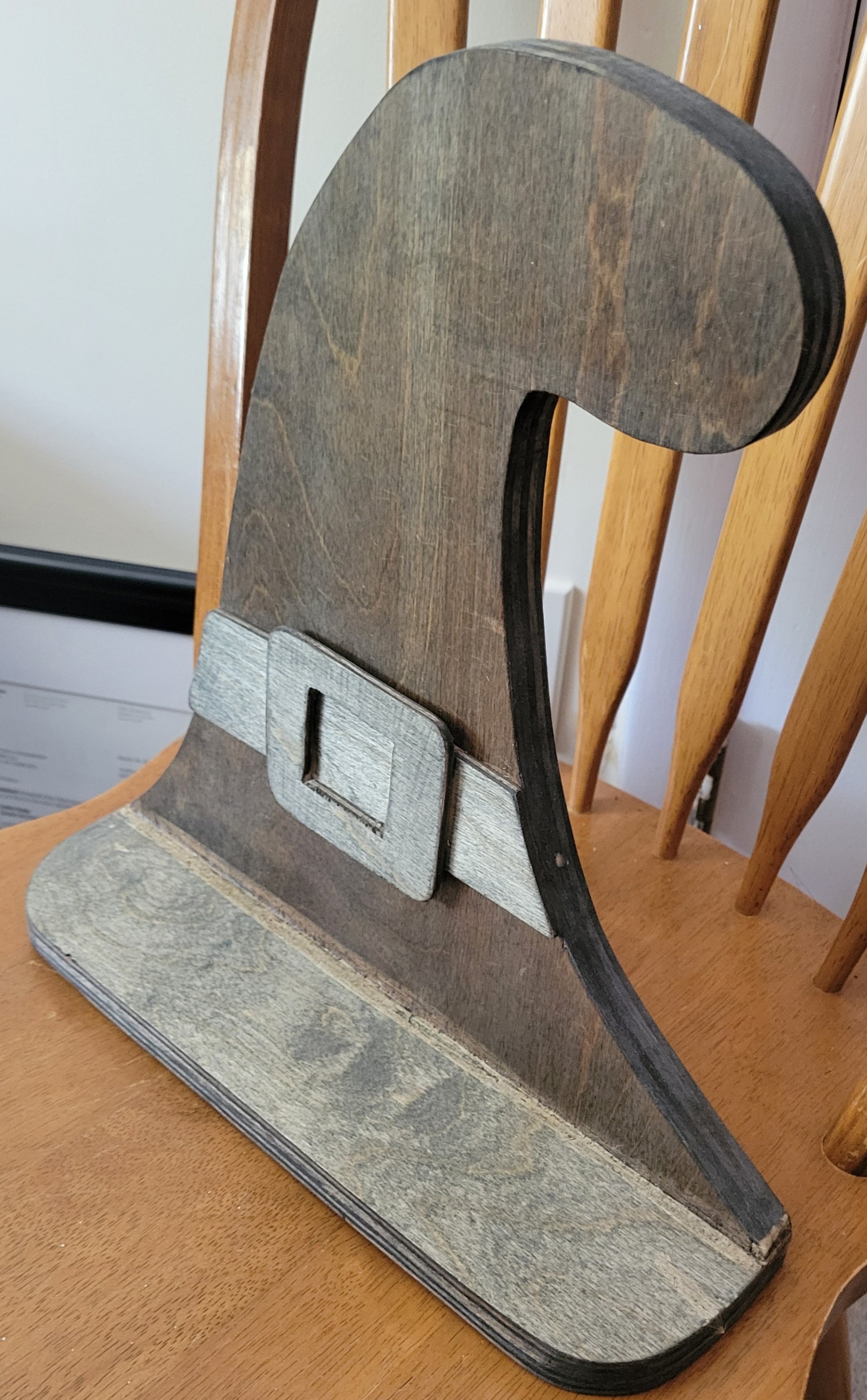Handmade Wooden Witch Hat Shelf - thumbnail 4 of 4