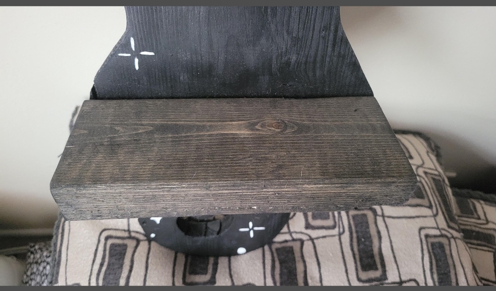 Handmade Wooden Cat Shelf - thumbnail 2 of 4