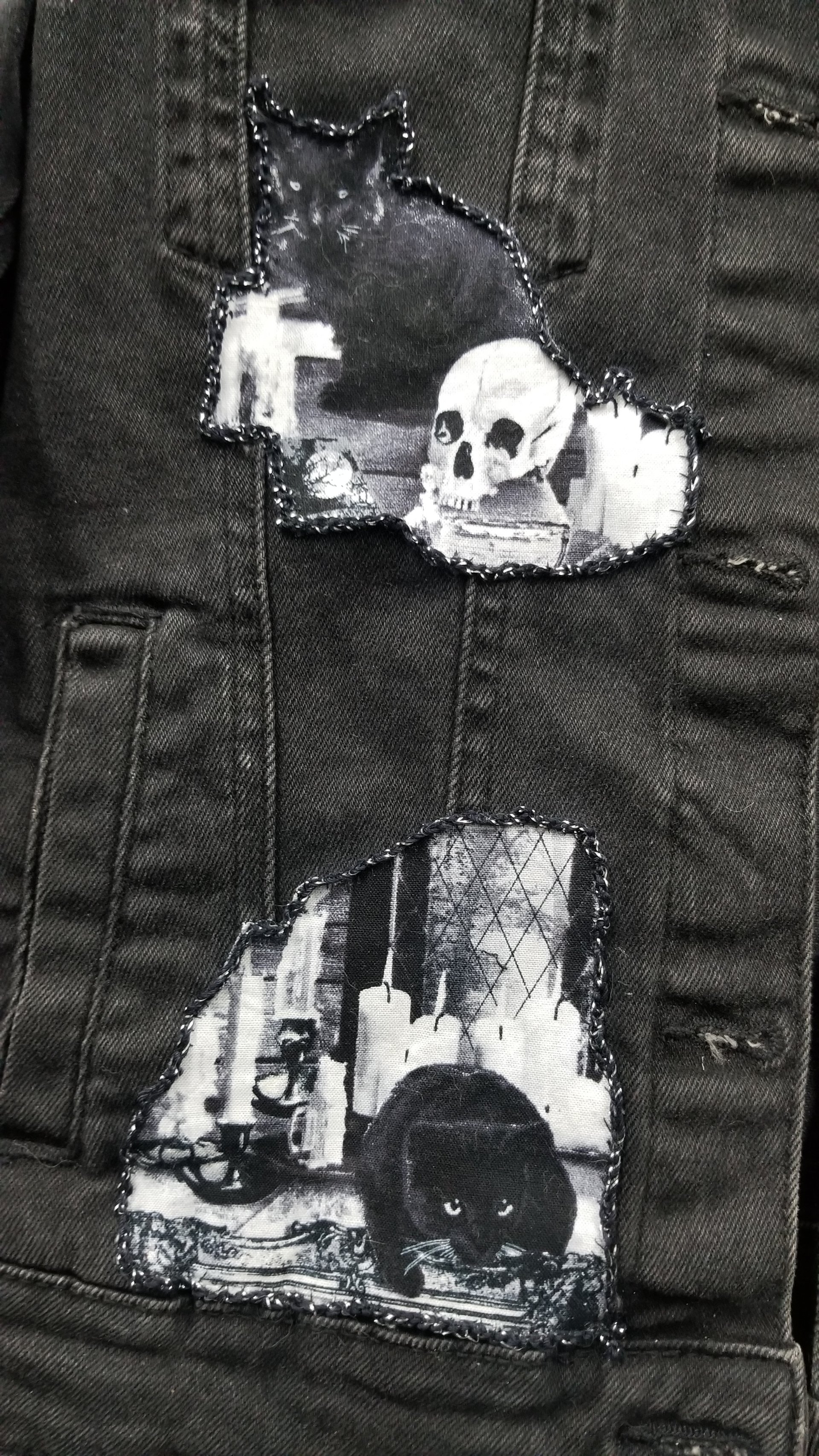 Seer's Vision upcycled Bershka Denim jacket - thumbnail 2 of 8