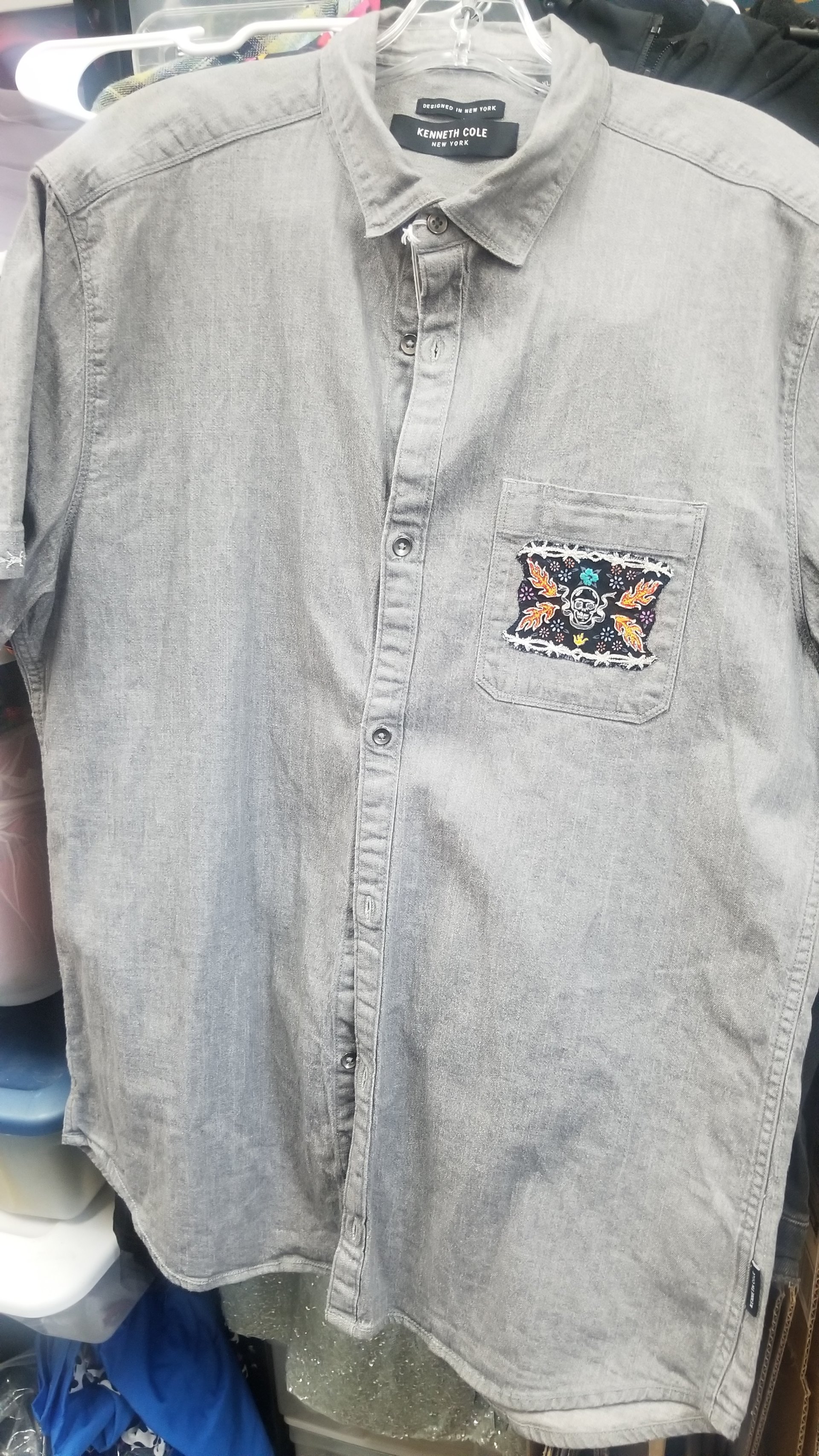 Memento Mori Kenneth Cole button up  - thumbnail 3 of 5