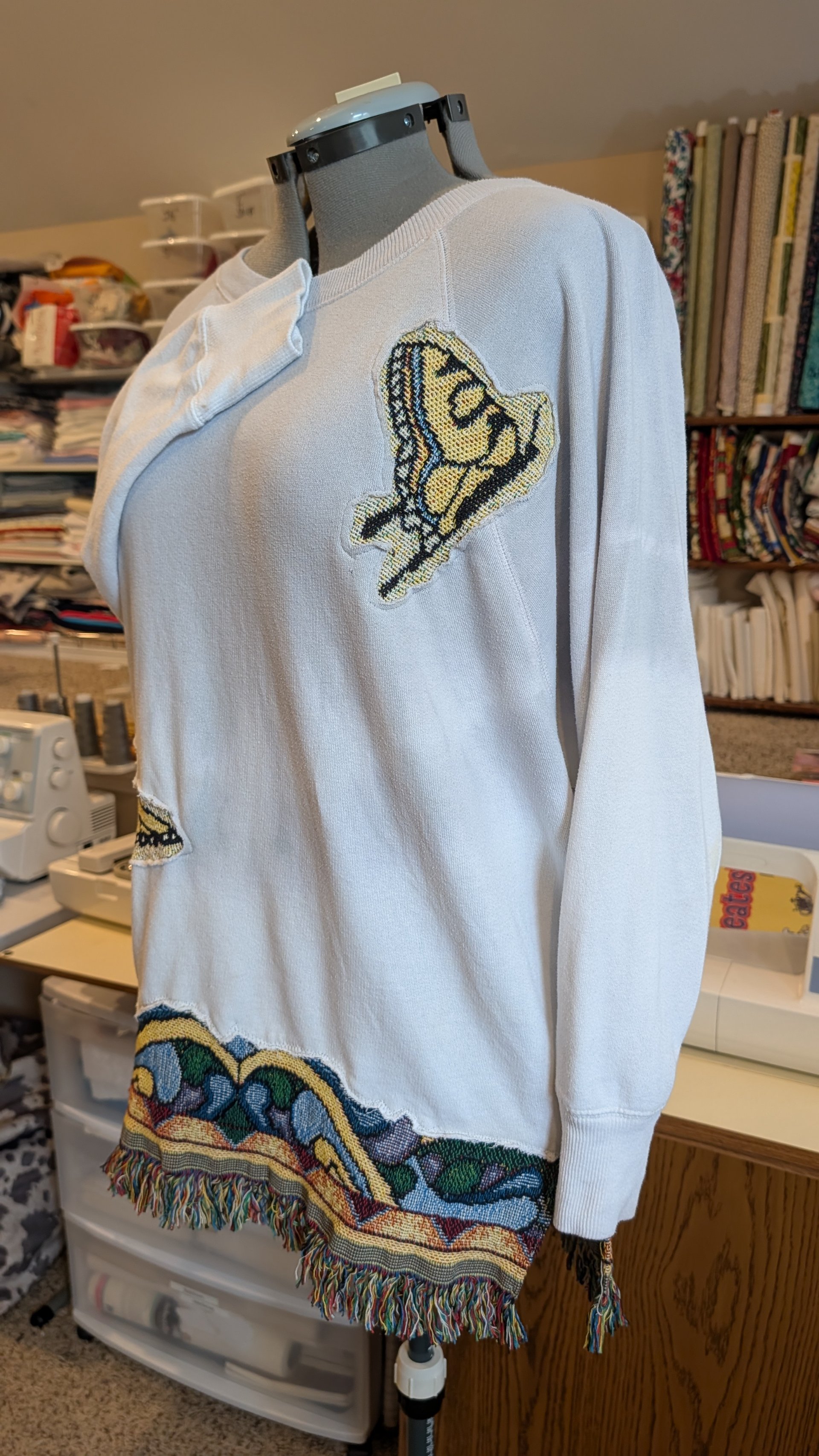 Butterfly Tunic Sweatshirt 