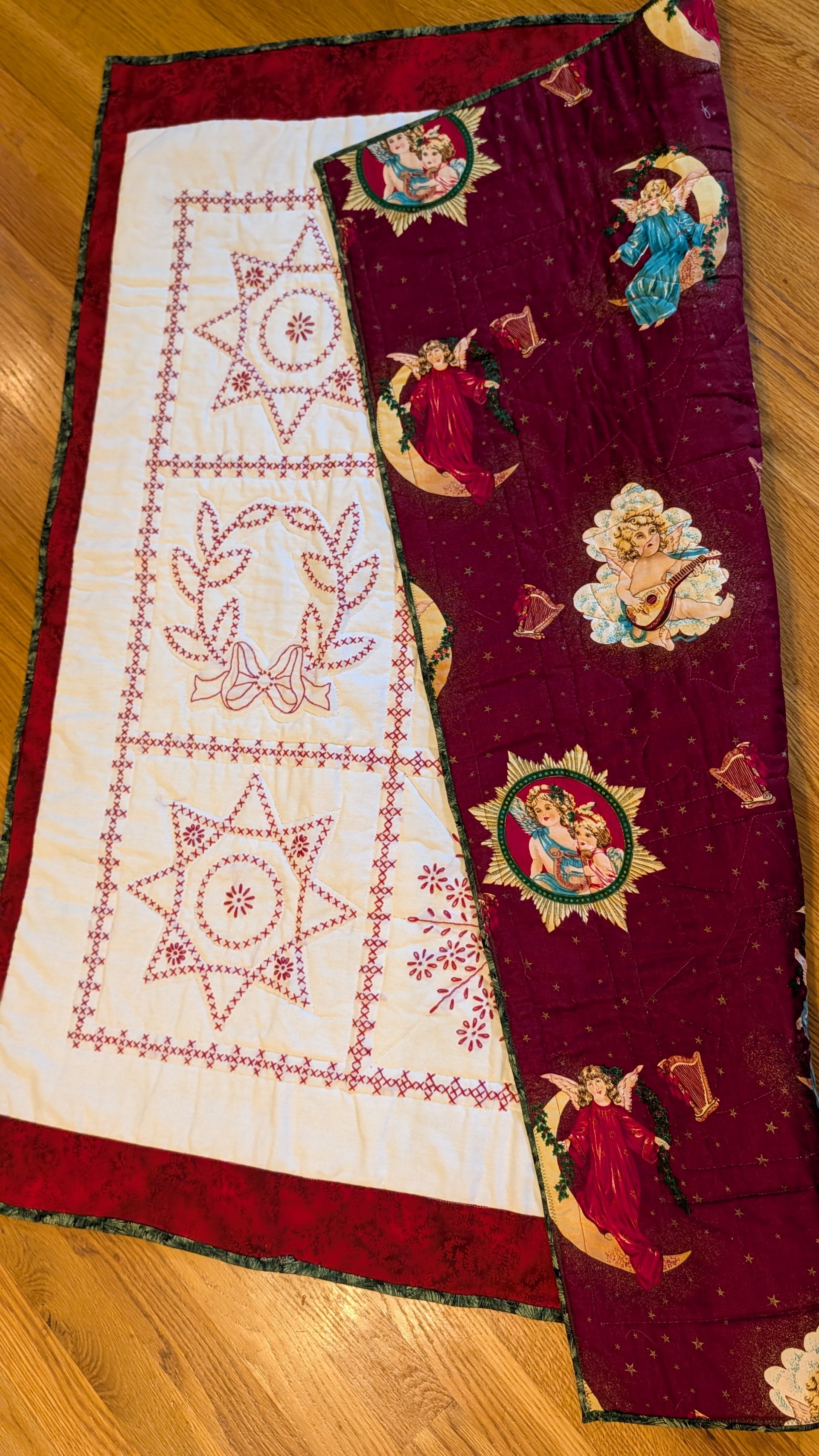 Hand embroidered Quilt  - thumbnail 2 of 2