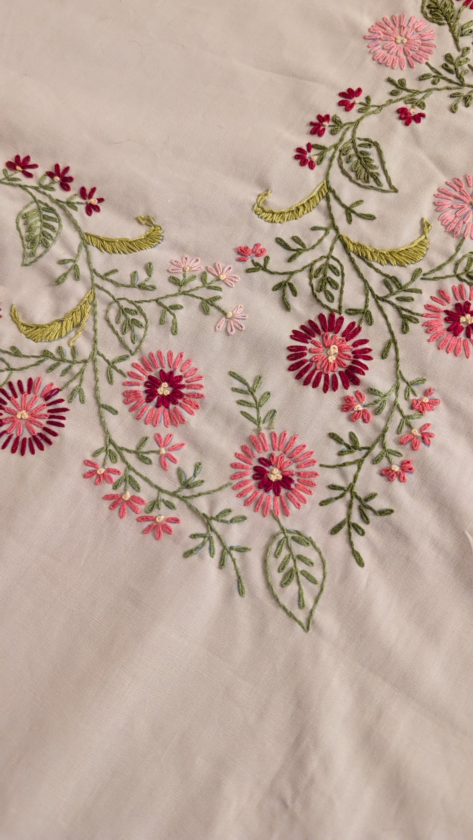 Hand Embroidered Tablecloth  - thumbnail 2 of 2