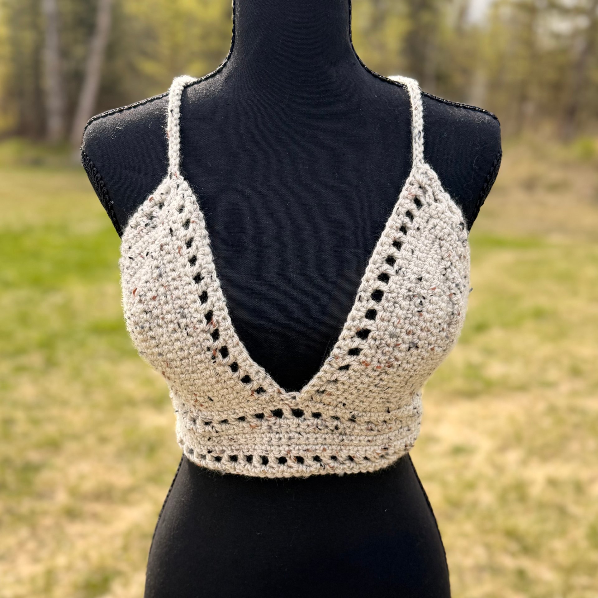 Beige Babe Crochet Bralette Top - thumbnail 3 of 4