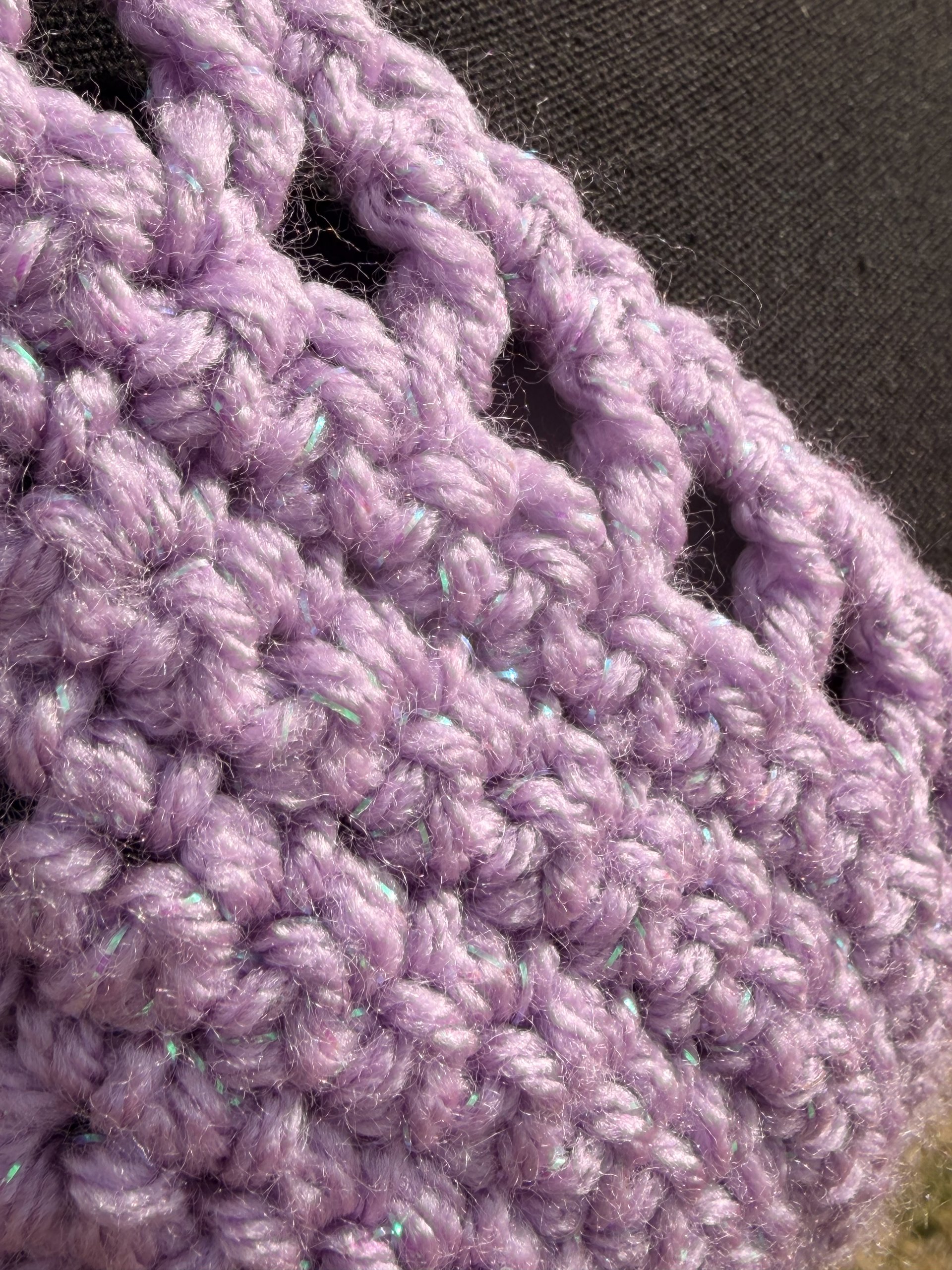 Lavender sparkle crochet top - thumbnail 4 of 4