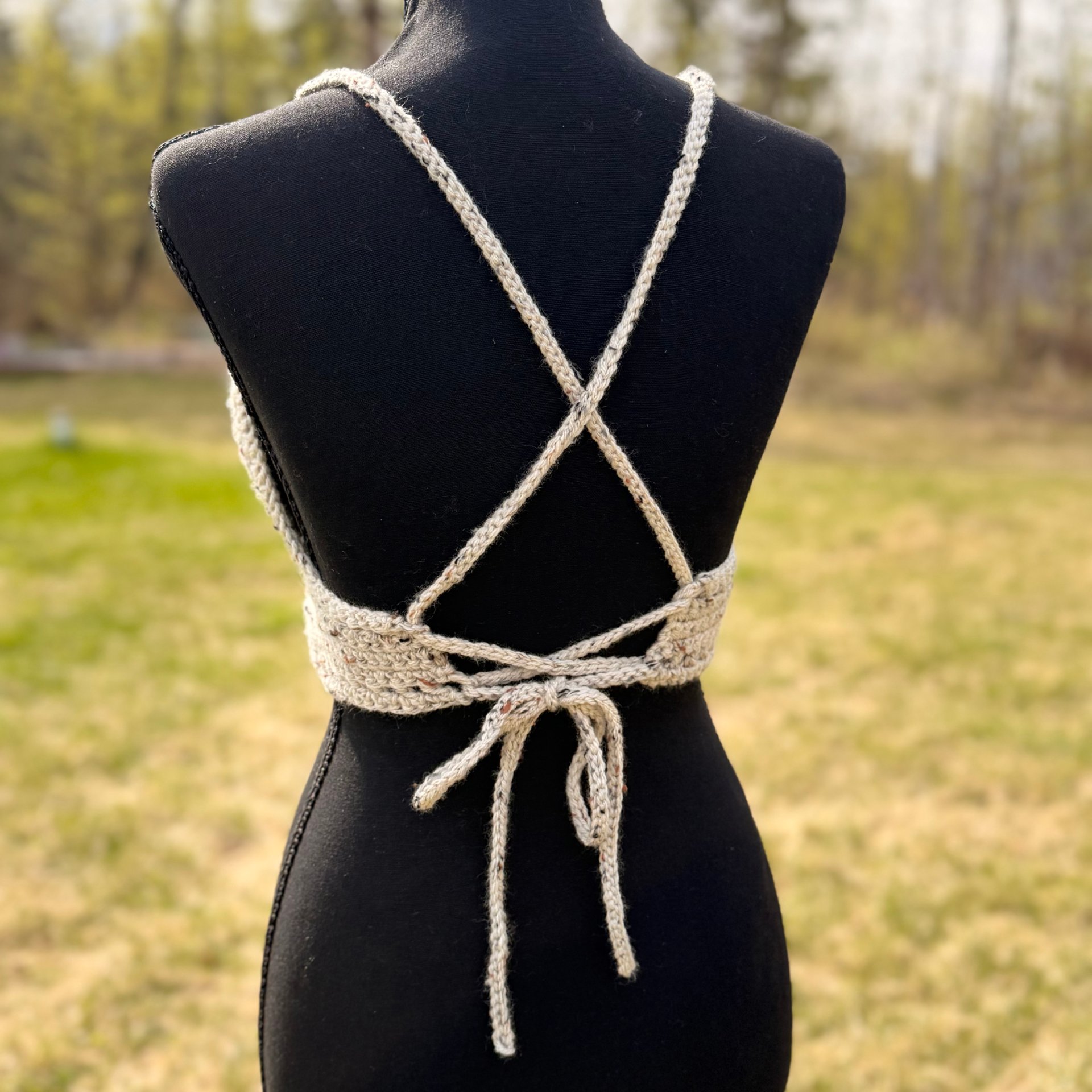 Beige Babe Crochet Bralette Top - thumbnail 4 of 4