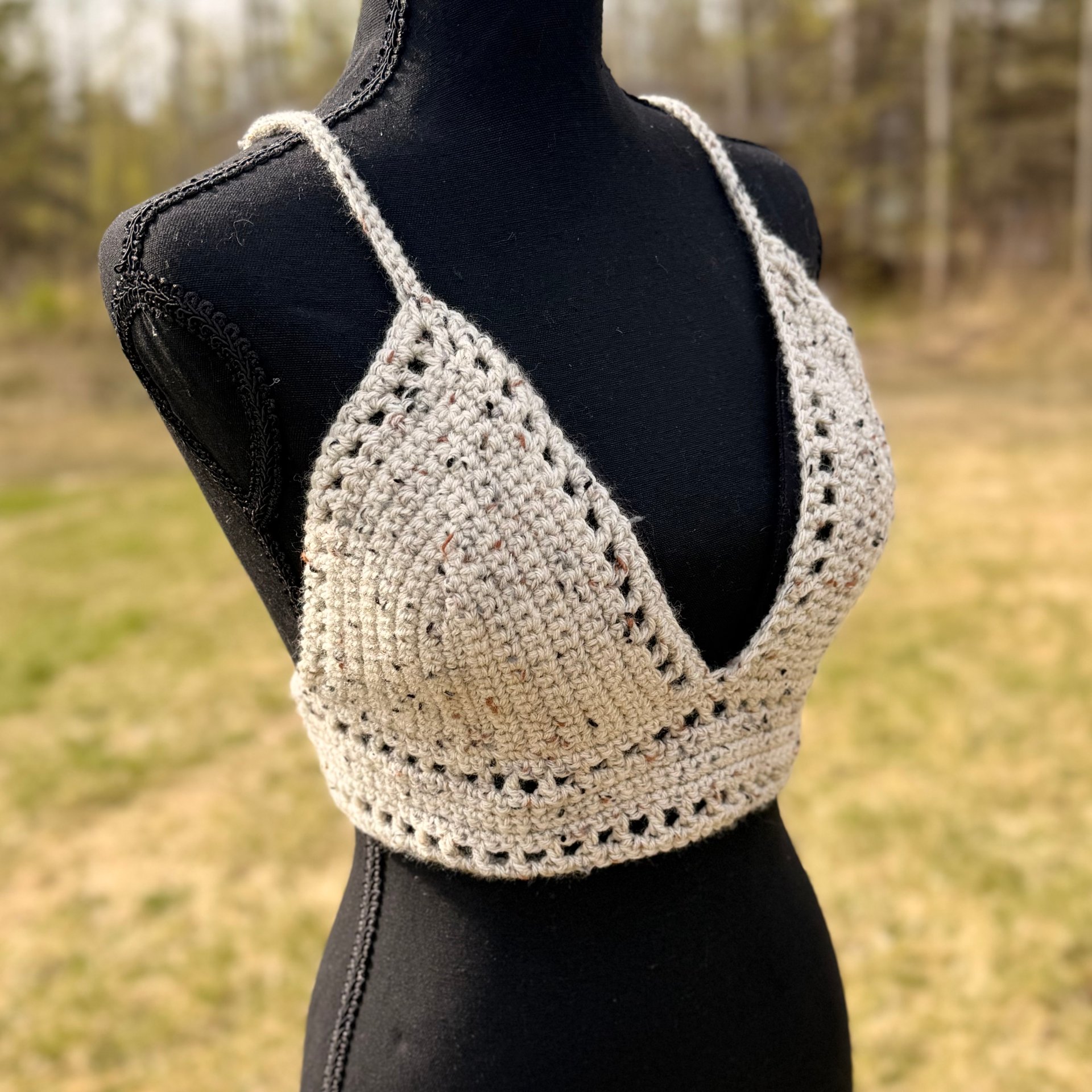 Beige Babe Crochet Bralette Top - thumbnail 2 of 4