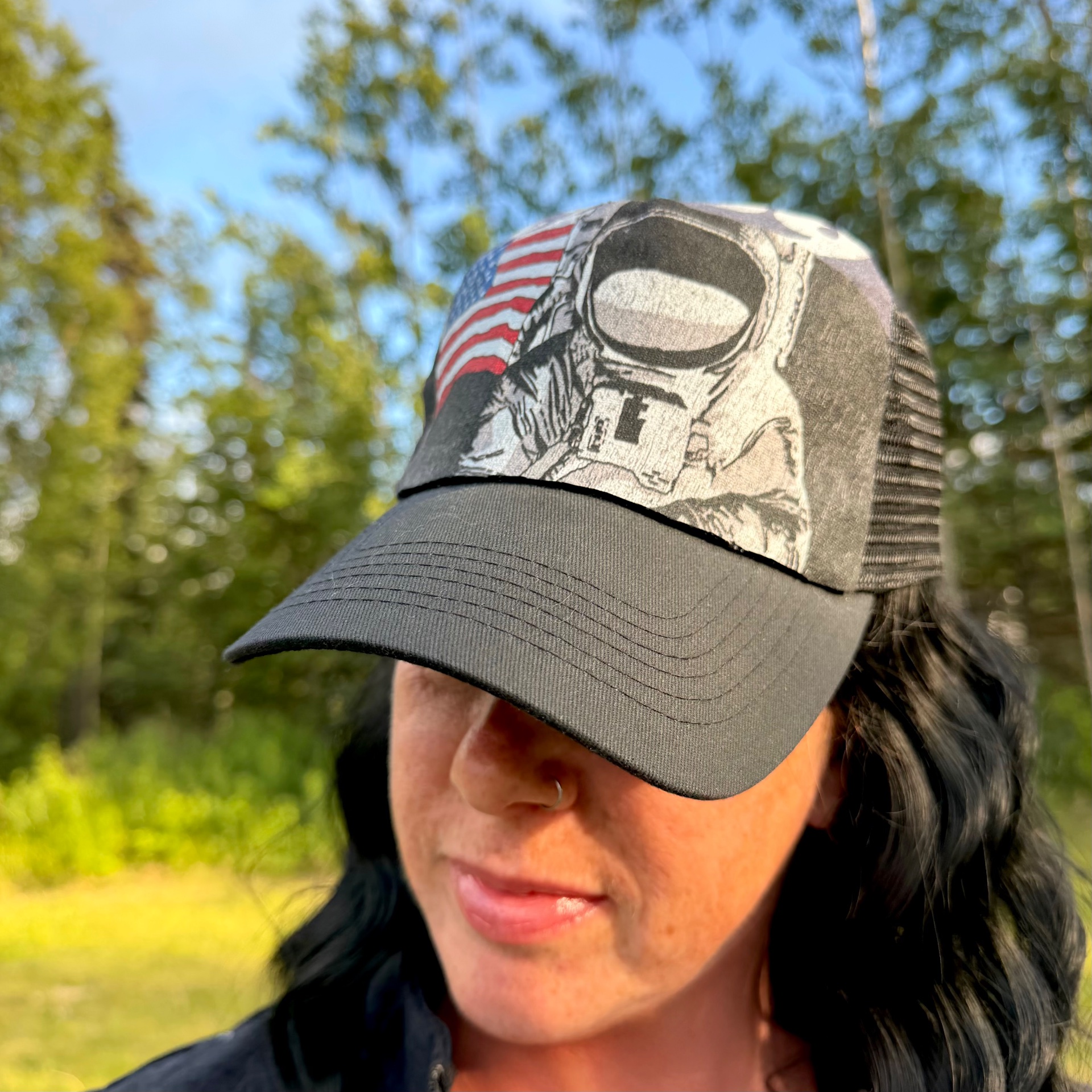 "Moon Walk" Upcycled Lid - thumbnail 3 of 3