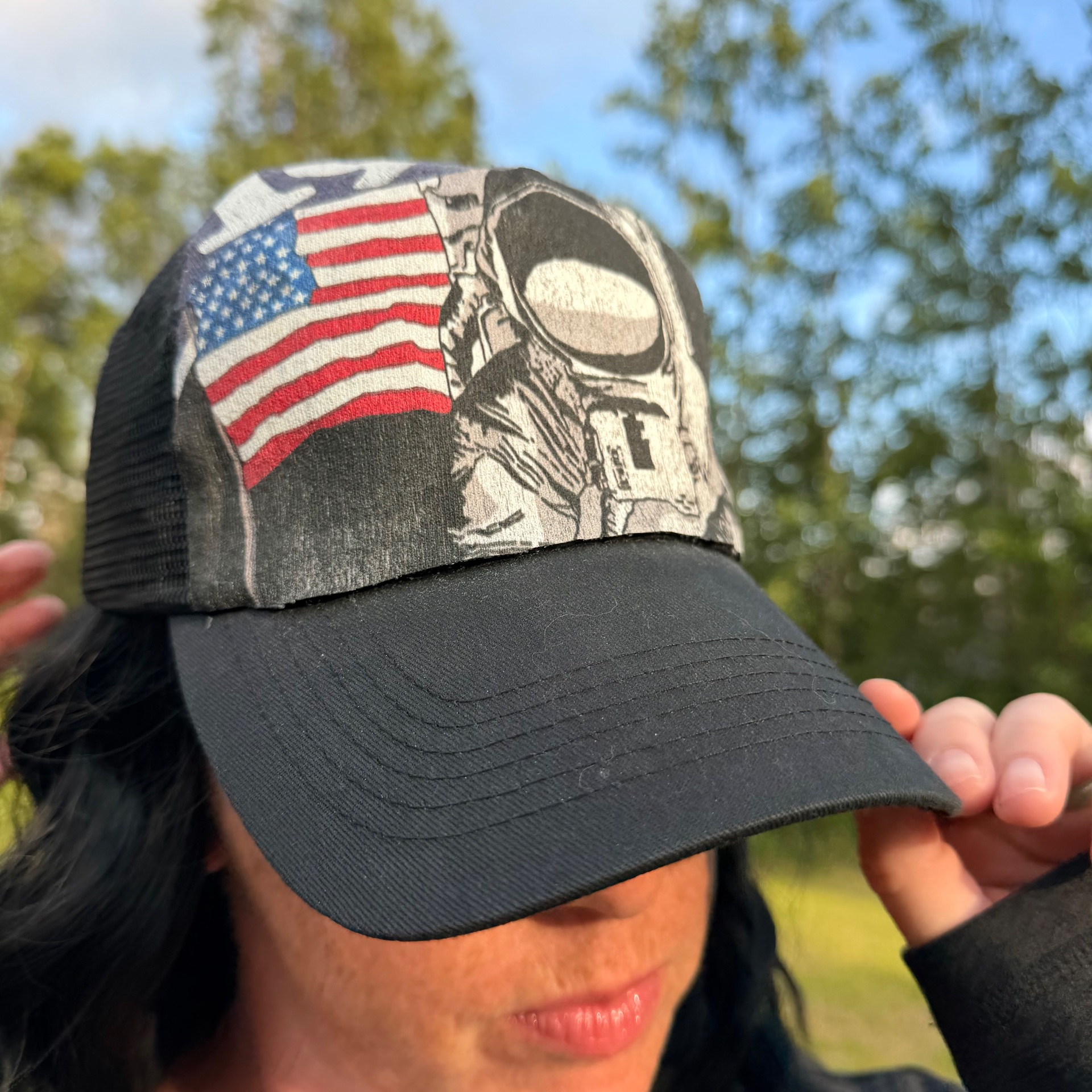 "Moon Walk" Upcycled Lid - thumbnail 2 of 3