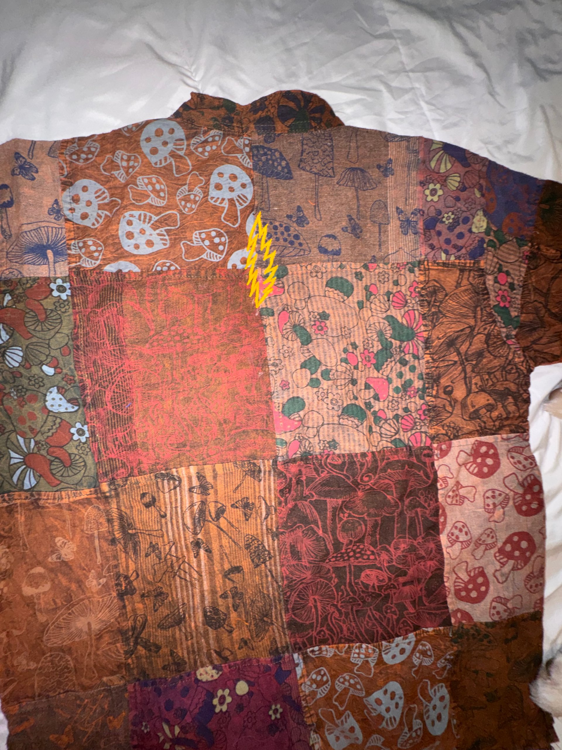 Shakedown Shroom Patchwork Button-Up - thumbnail 2 of 8