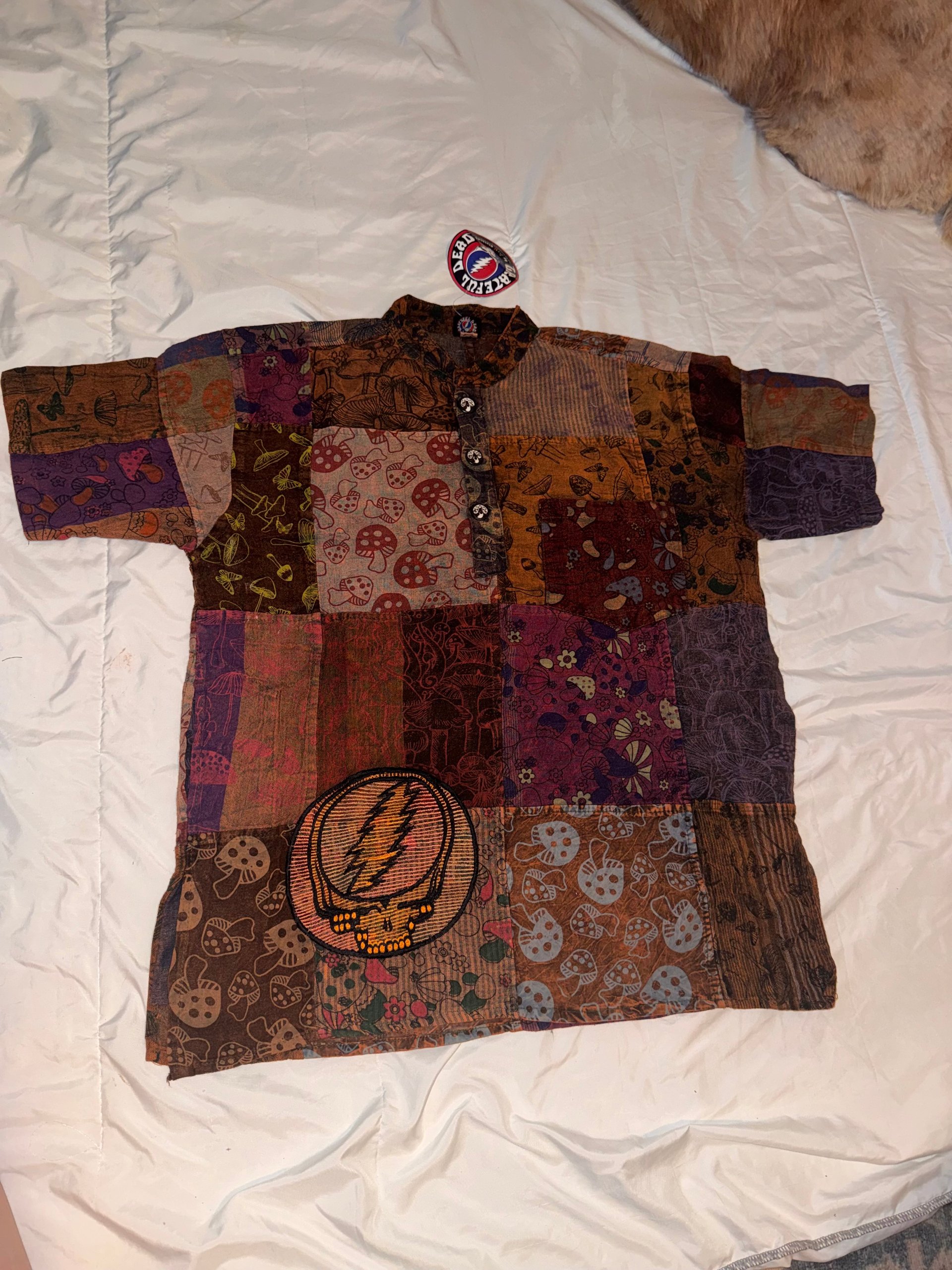 Shakedown Shroom Patchwork Button-Up - thumbnail 5 of 8