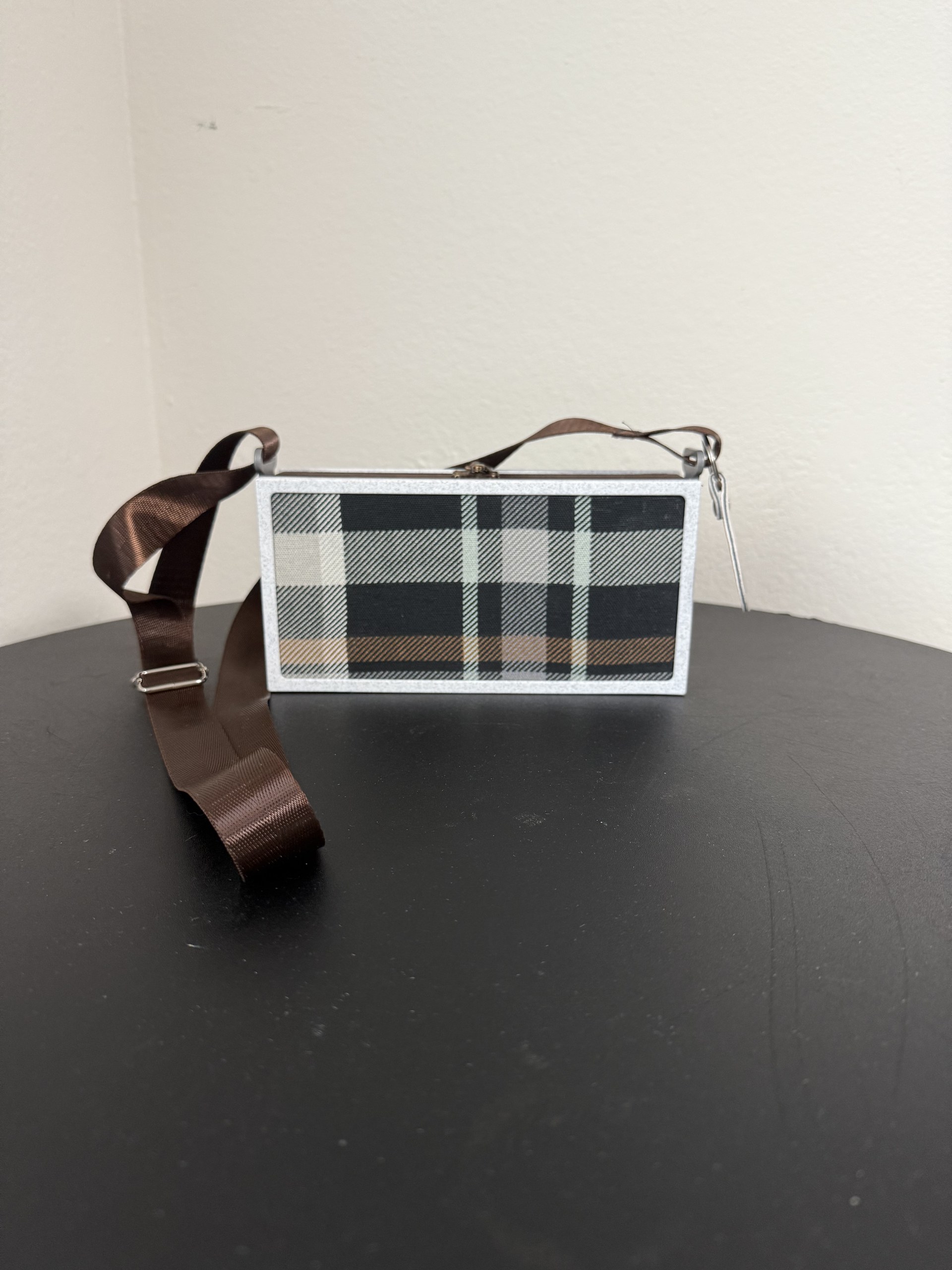 The Exhibit Purse — Grey Plaid - thumbnail 3 of 8