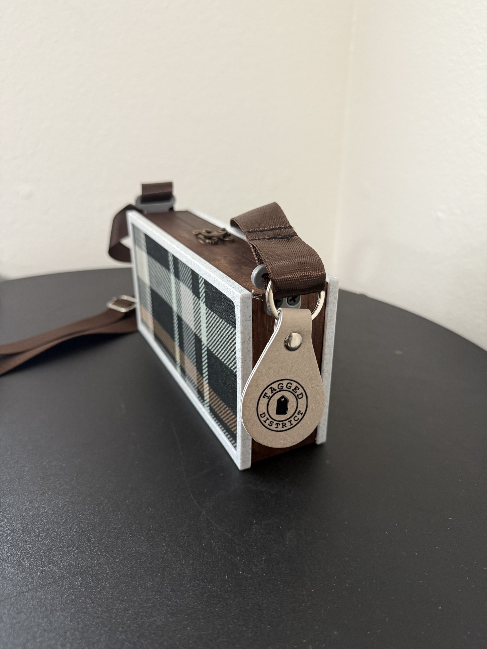 The Exhibit Purse — Grey Plaid - thumbnail 5 of 8