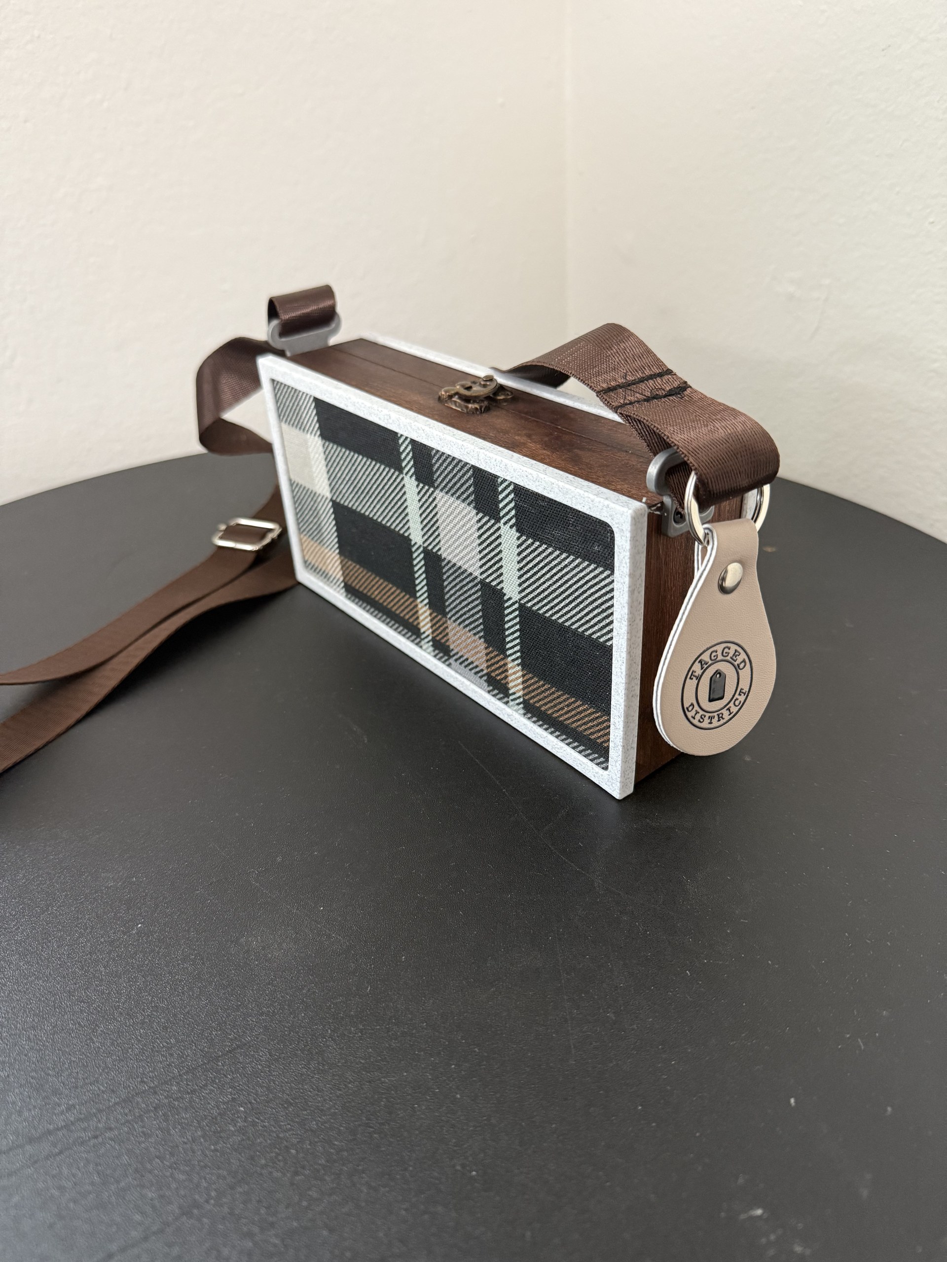 The Exhibit Purse — Grey Plaid - thumbnail 4 of 8
