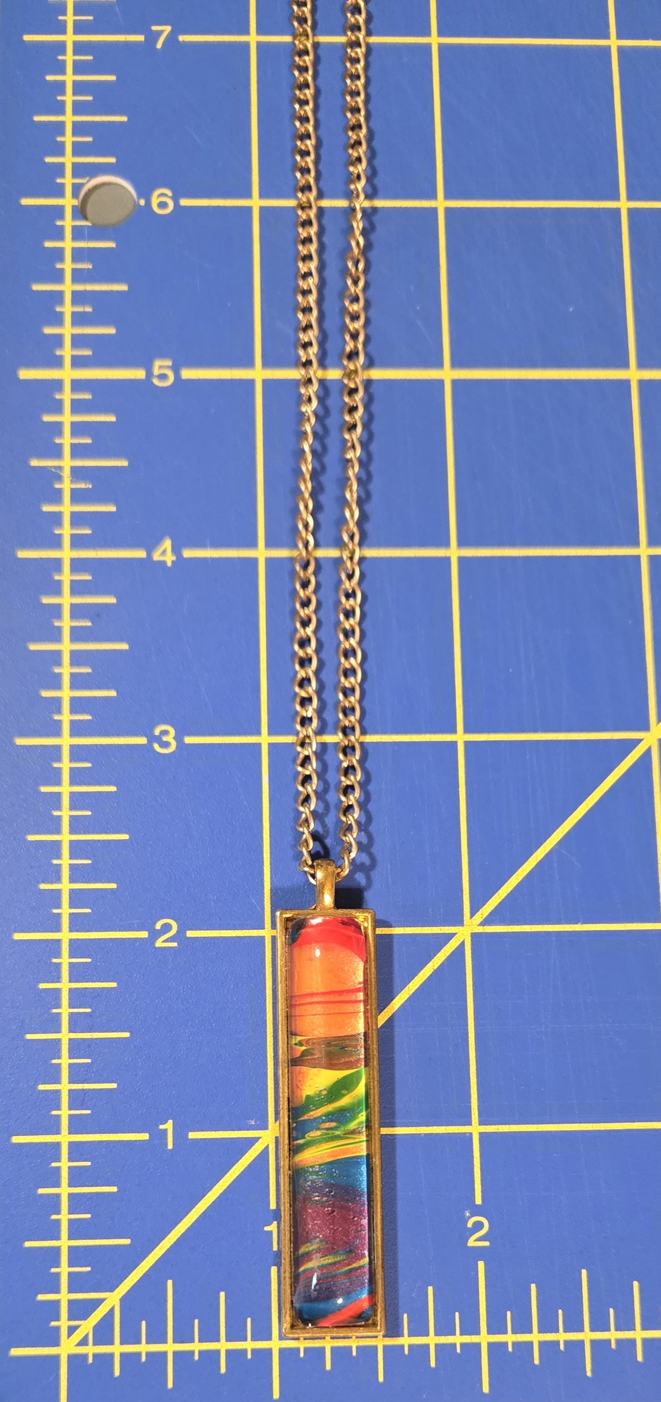 Rainbow Pendant Necklace - thumbnail 3 of 5