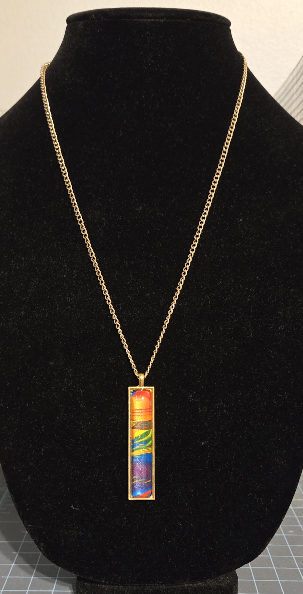 Rainbow Pendant Necklace - thumbnail 2 of 5