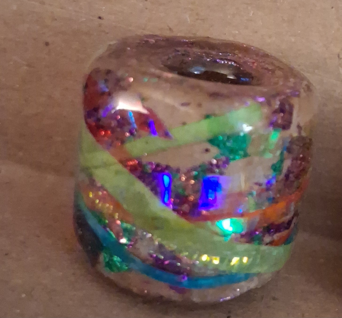 Recycled Paper Grocery Bag Beads