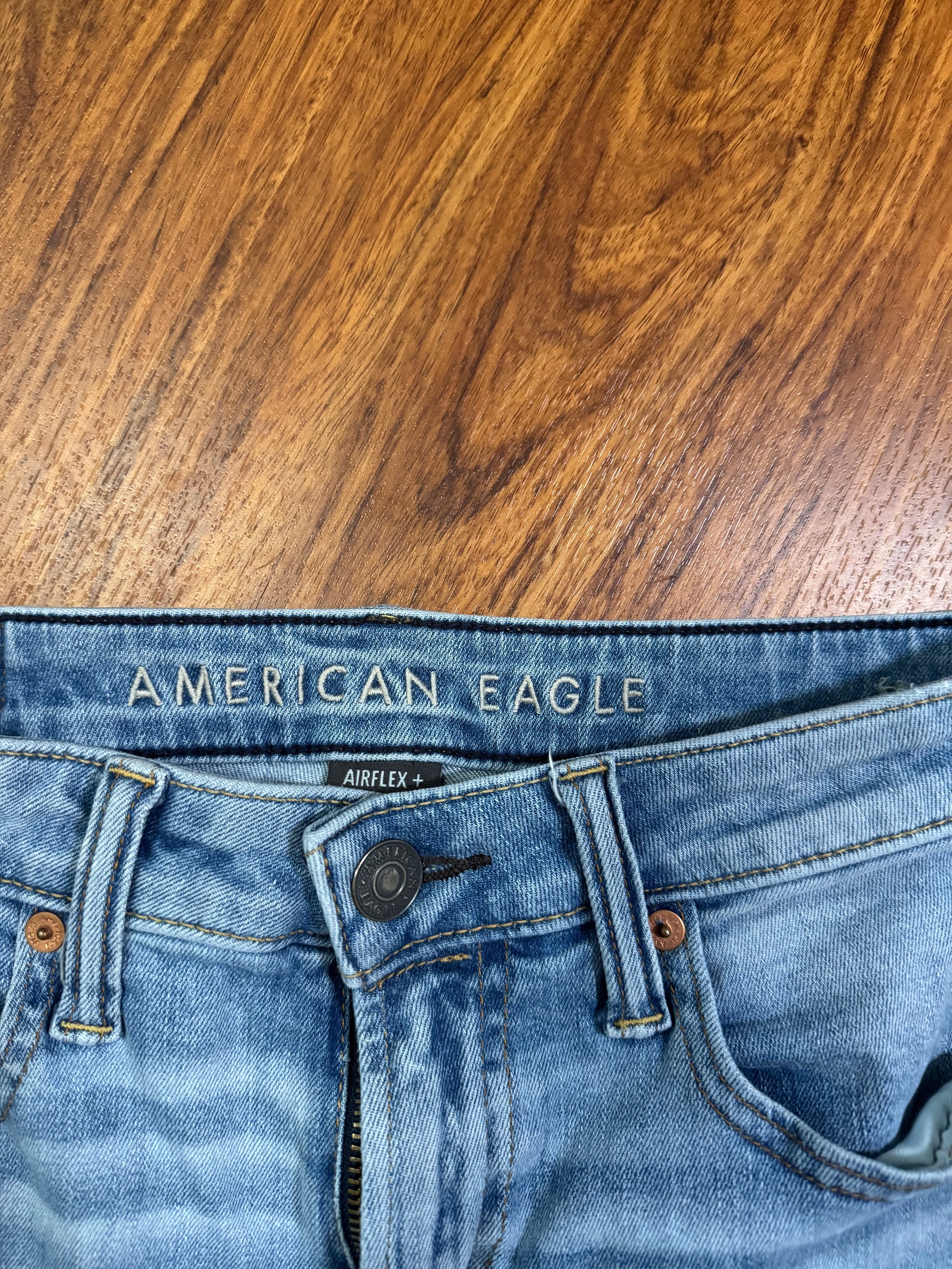 SALE! Handpatched American Eagle jeans - thumbnail 5 of 6