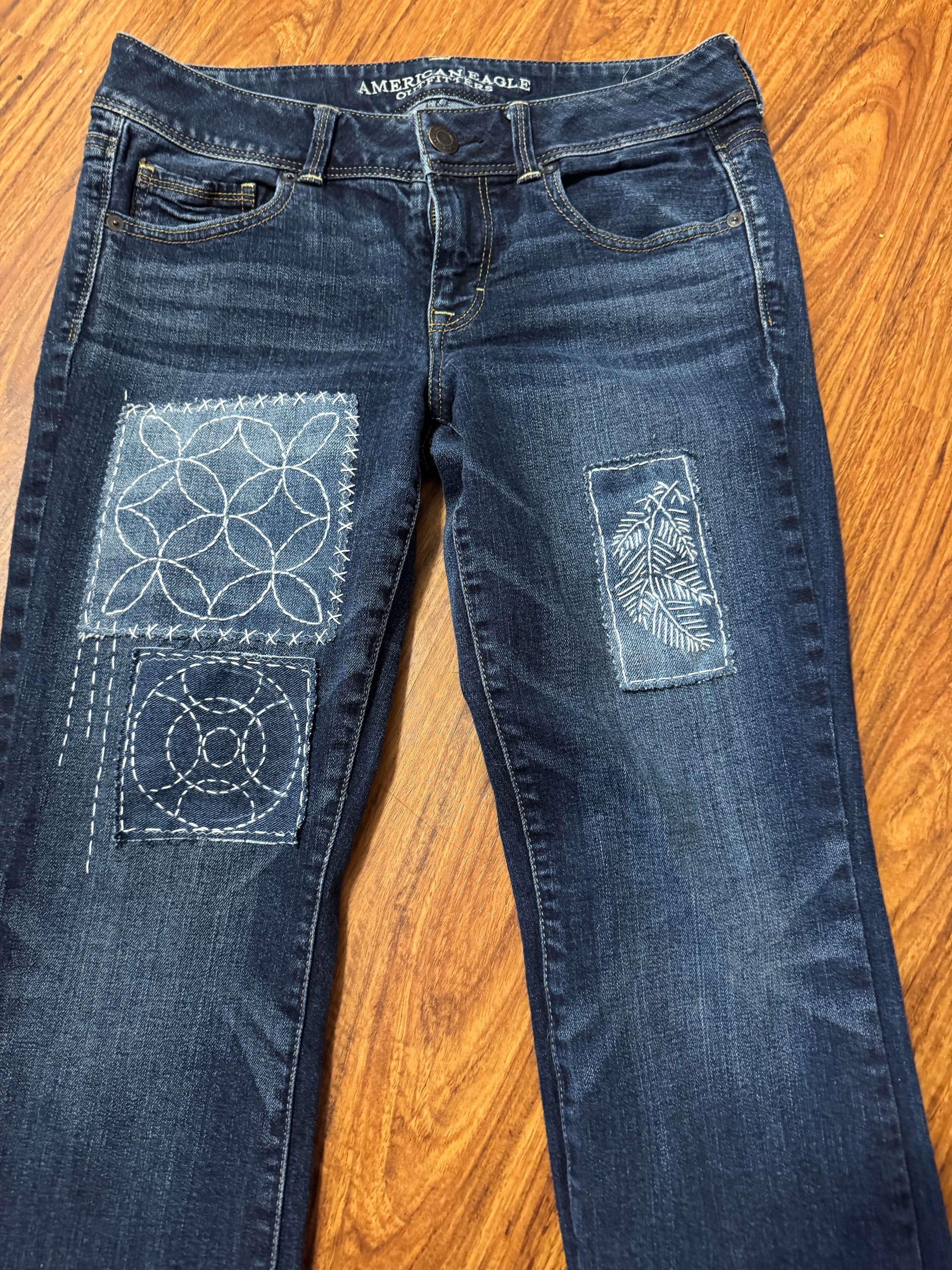 Upcycled one of a kind jeans - thumbnail 7 of 7
