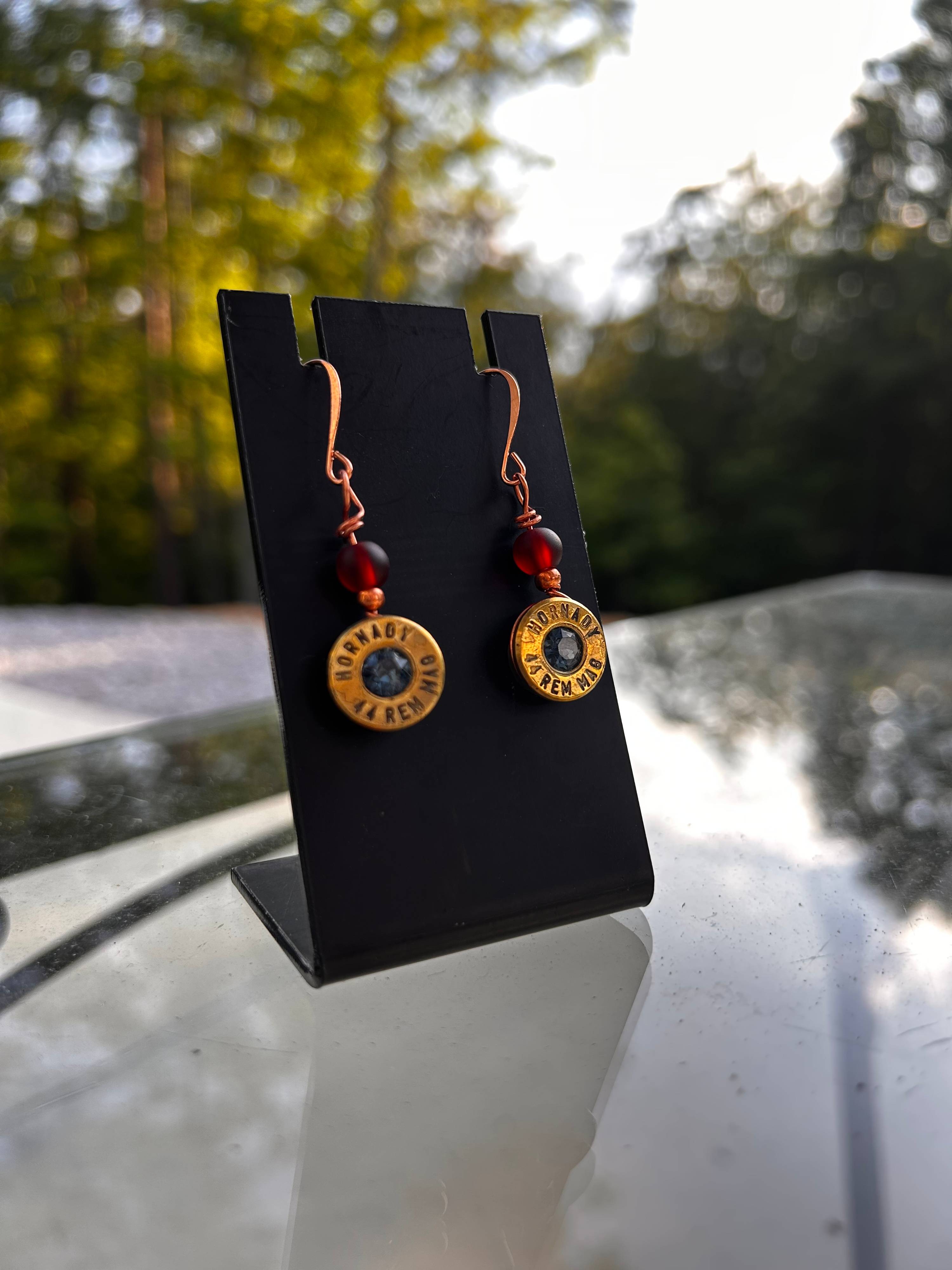 Hand-made .44 Caliber Bullet Casing Earring - thumbnail 6 of 6