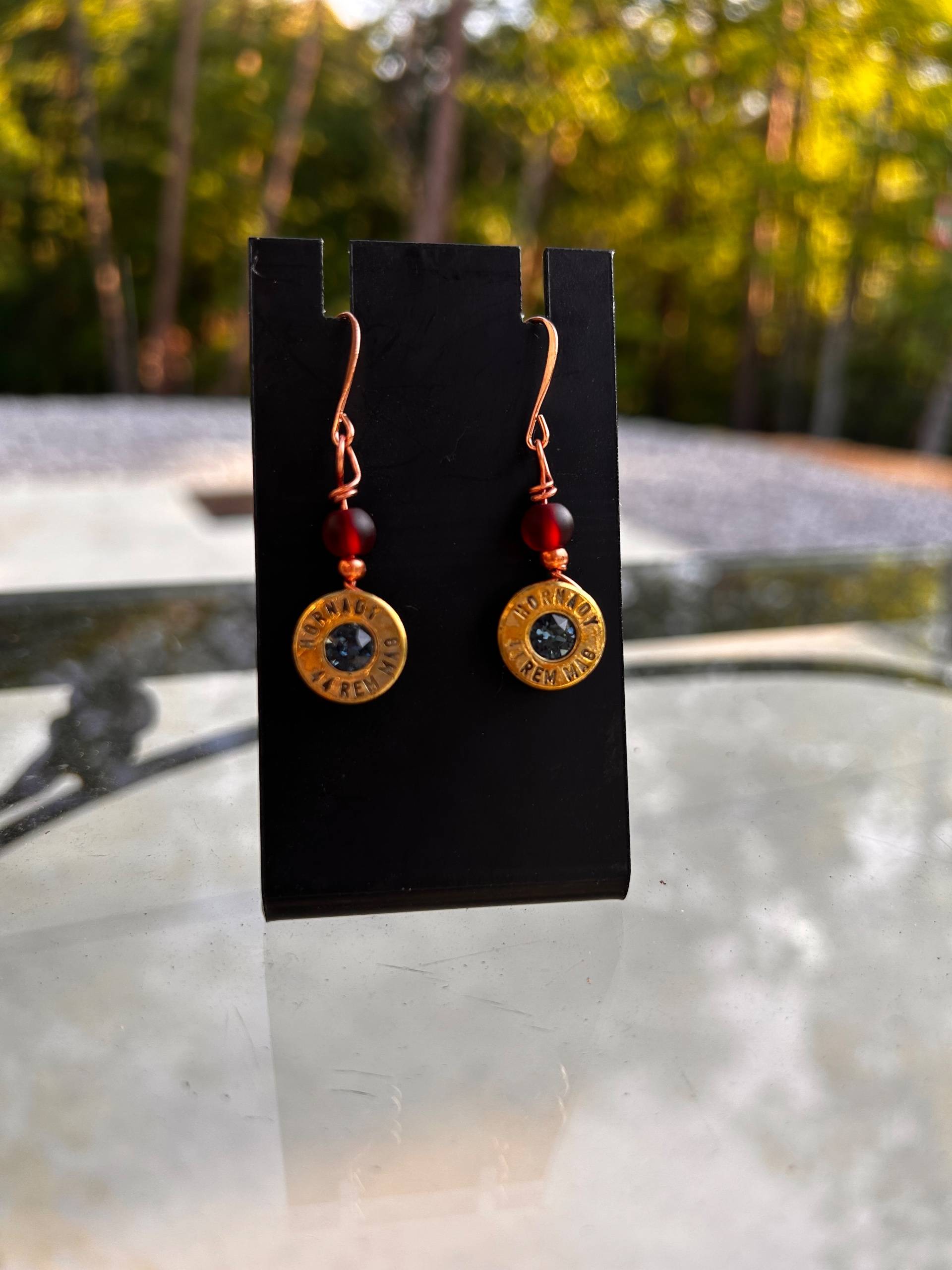Hand-made .44 Caliber Bullet Casing Earring - thumbnail 4 of 6