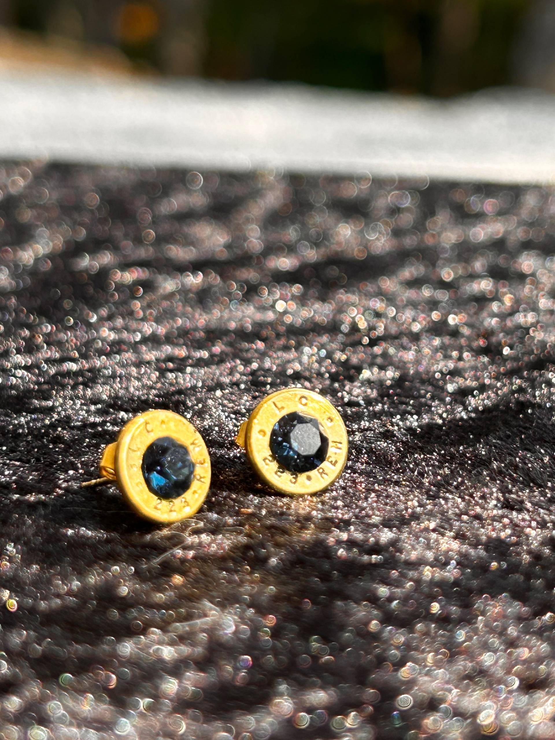 .223 Caliber Remington Upcycled Bullet Casing Earrings - thumbnail 3 of 6