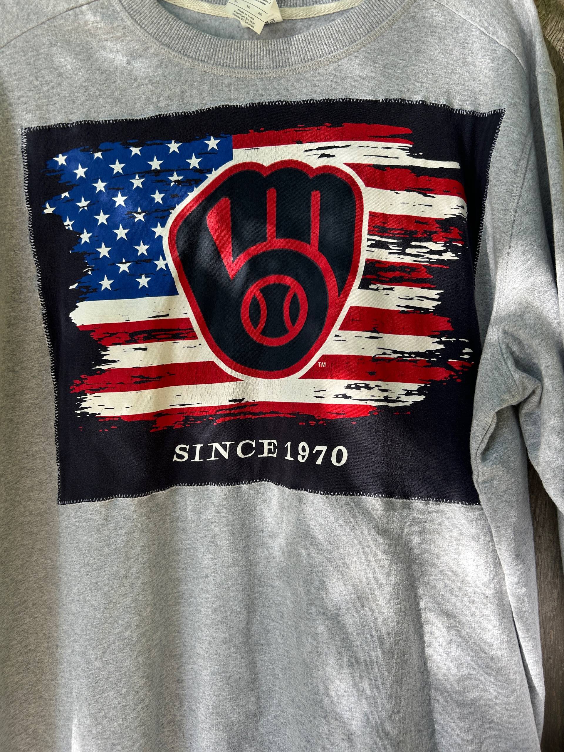 Milwaukee Brewers Upcycled Crewneck - thumbnail 2 of 4