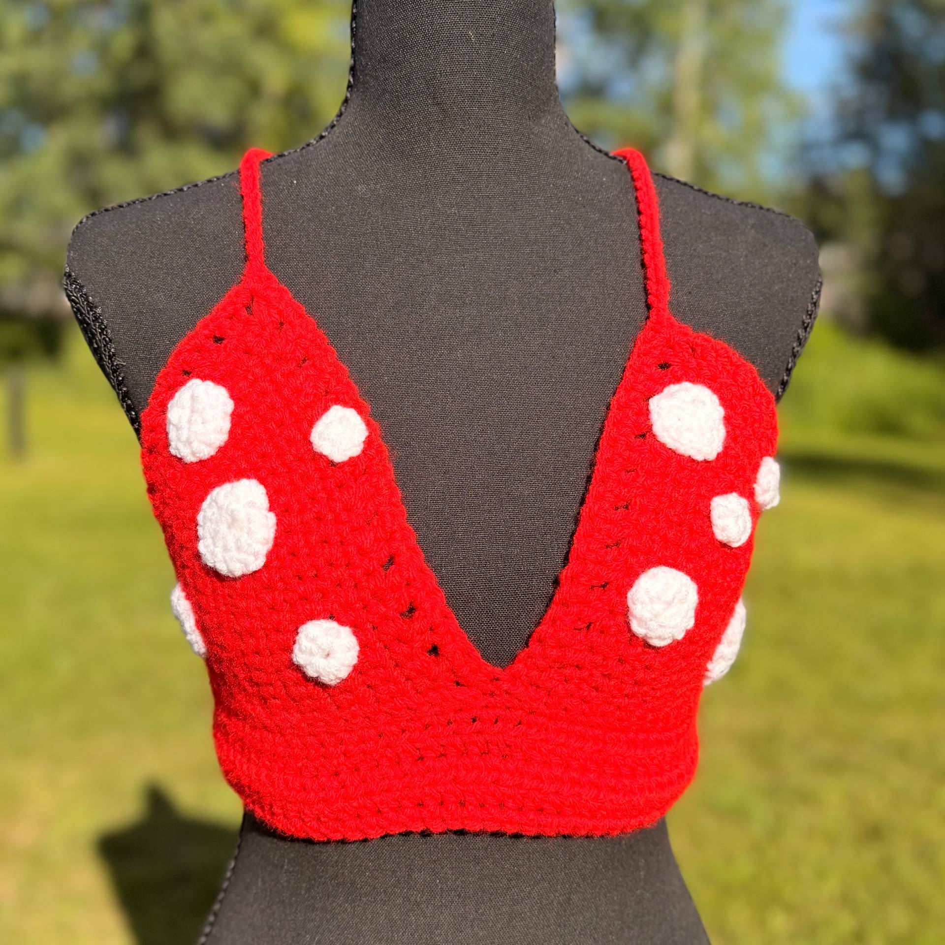Mushroom Top Crochet Bralette  - photo 1 of 5