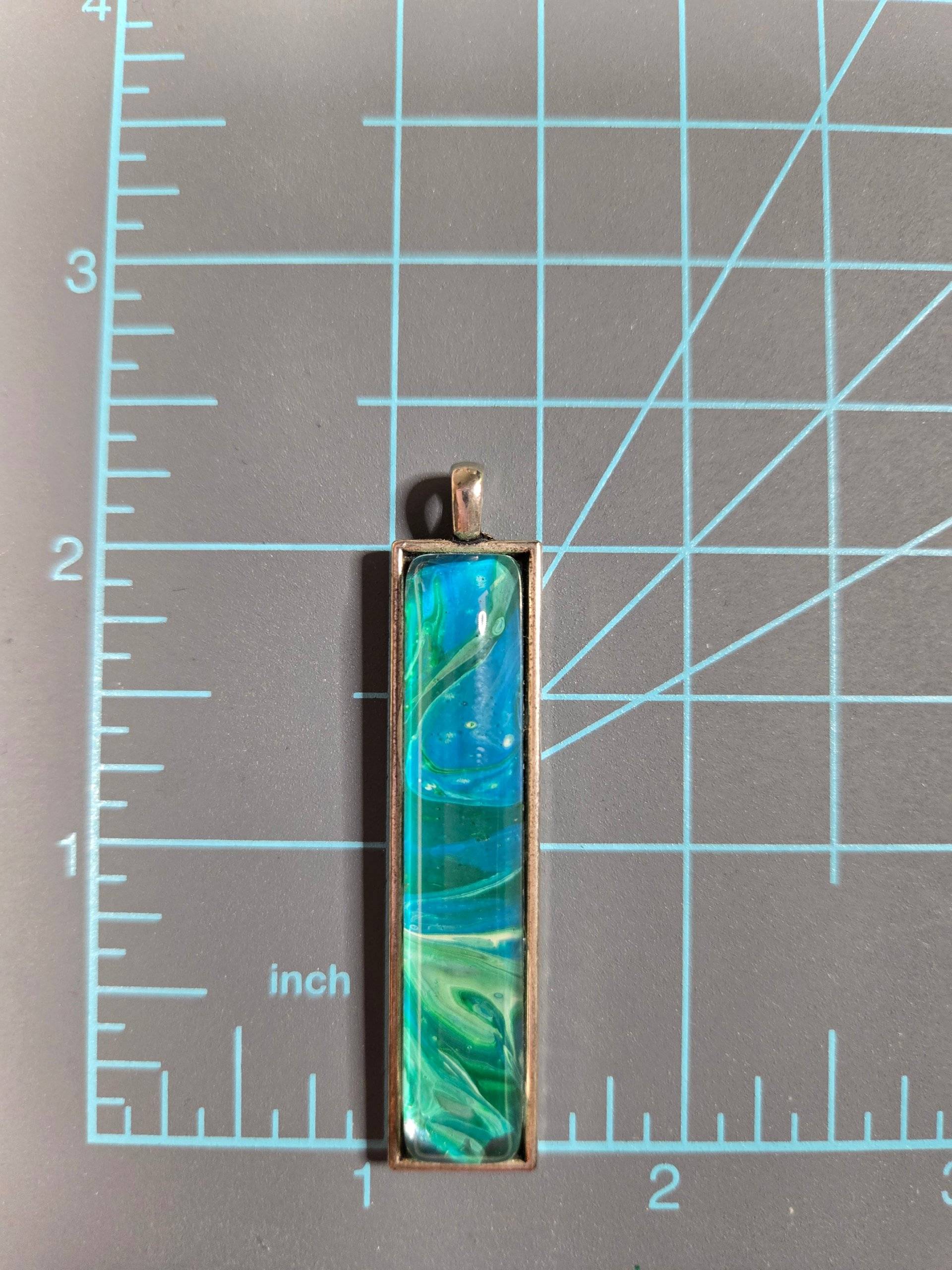 Deep Ocean Paint Pendant - thumbnail 4 of 4